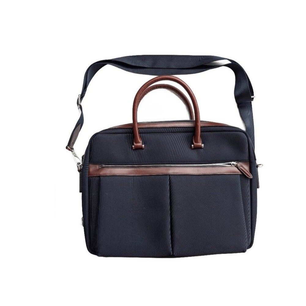 Maverick & Co. Vibrant Voyage Waterproof Briefcase Laptop Bag Nylon Leather